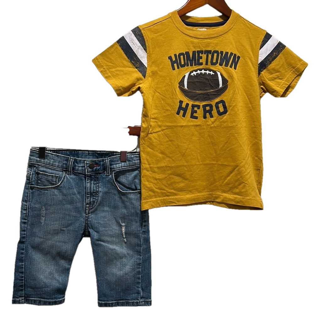 Wrangler & Gymboree yellow and blue  Boys SET size 8 GUC
